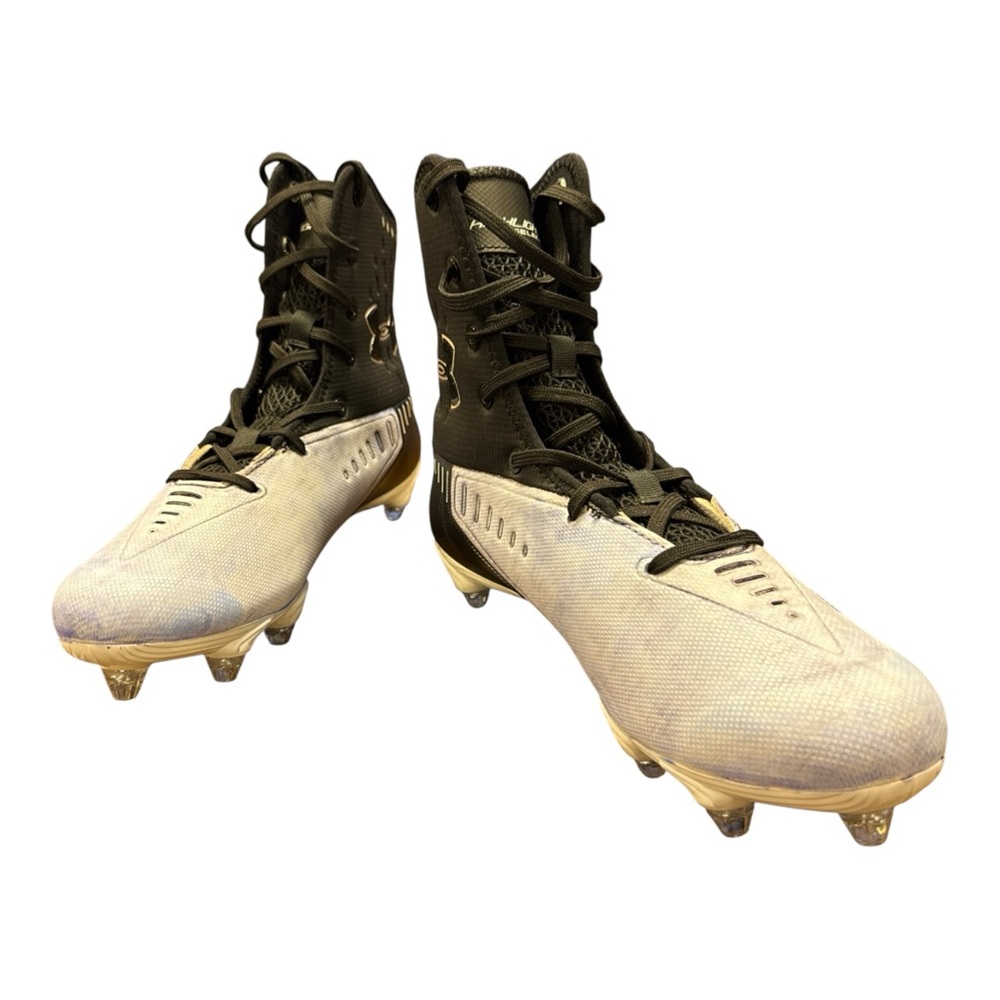 Men's Under Armour Highlight Select Hightop Cleats 10 Football Lacrosse Lax Shoe